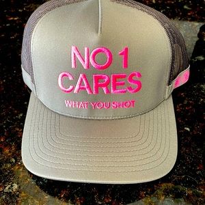 NWT G/Fore Golf Hat Olive Snapback “No 1 Cares What You Shot”